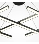 Maytoni Halo Lampa Wisząca LED 40W 800lm Czarny MOD244PL-L50BK Maytoni Halo Lampa Wisząca LED 40W 800lm Czarny MOD244PL-L50BK