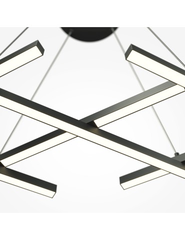 Maytoni Halo Lampa Wisząca LED 40W 800lm Czarny MOD244PL-L50BK - produkt 2