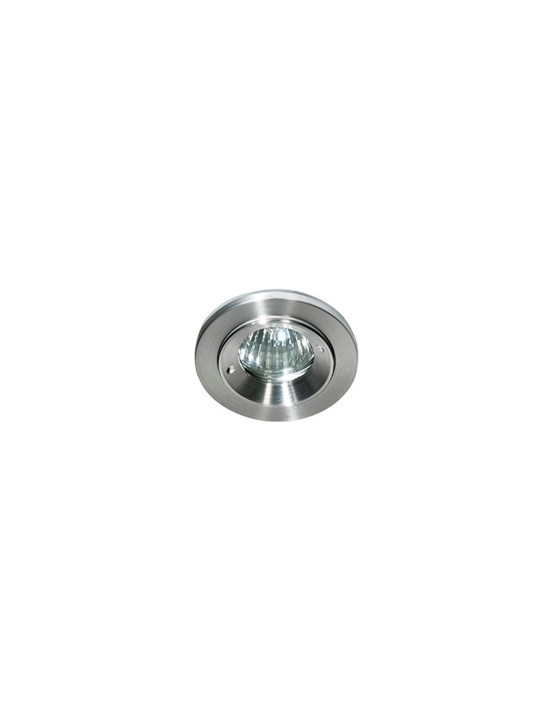Lampy podtynkowe hermetyczne - Azzardo TITO 1 ALUMINIUM 1xGU10 Wpuszczana Aluminium IP54 AZ0814 - produkt kolory-swiatla.pl 1