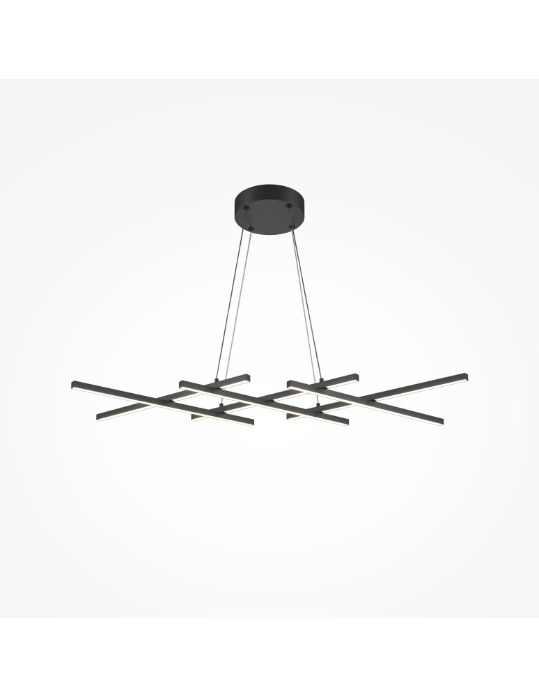 Maytoni Halo Lampa Wisząca LED 40W 800lm Czarny MOD244PL-L50BK Maytoni Halo Lampa Wisząca LED 40W 800lm Czarny MOD244PL-L50BK