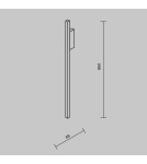 Kinkiety designerskie - Maytoni Halo Kinkiet/Ścienna LED 15W 760lm Mosiądz MOD245WL-L24BSK - product 7