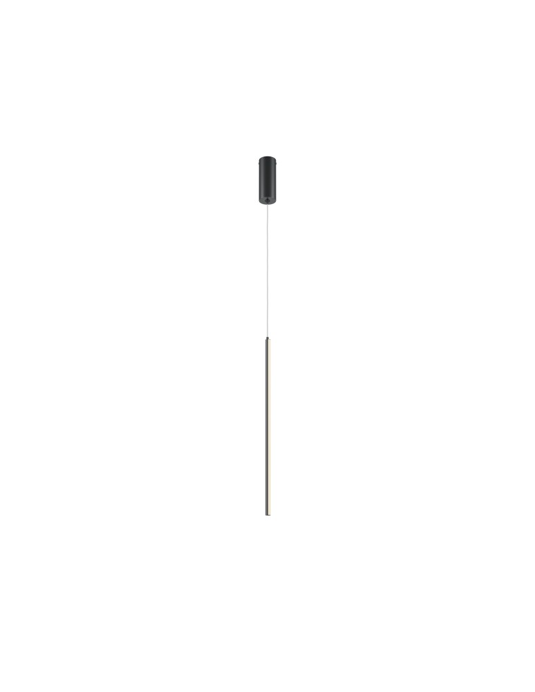 Maytoni Halo Lampa Wisząca Rurka LED 11W 600lm Czarny MOD246PL-L12BK