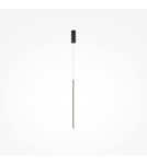 Lampy wiszące - Maytoni Halo Lampa Wisząca Rurka LED 11W 600lm Czarny MOD246PL-L12BK - product 4