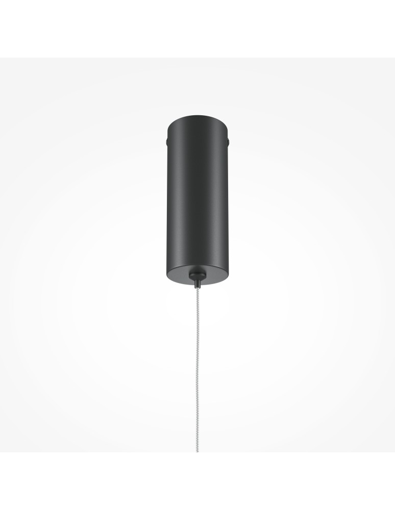 Maytoni Halo Lampa Wisząca Rurka LED 11W 600lm Czarny MOD246PL-L12BK