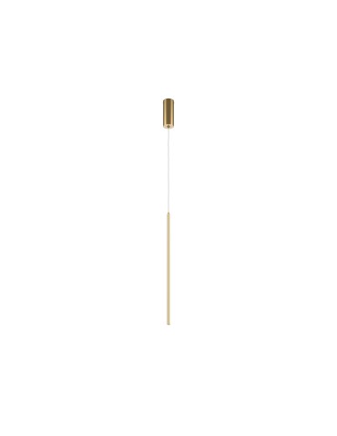 Maytoni Halo Lampa Wisząca Rurka LED 11W 750lm Mosiądz MOD246PL-L12BSK