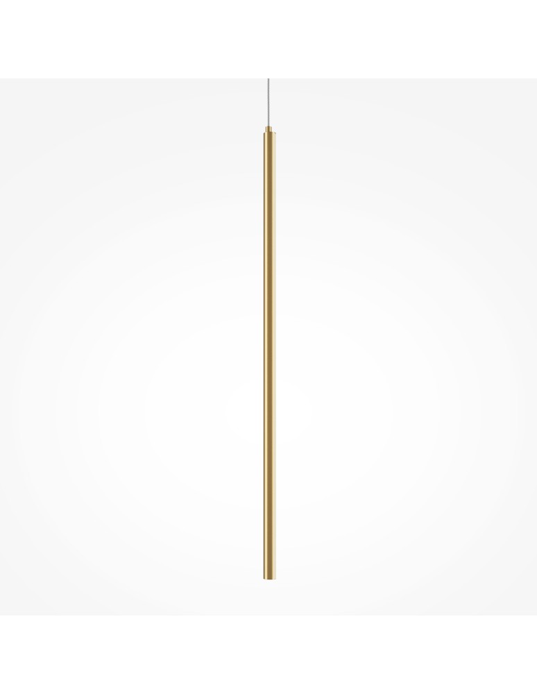 Maytoni Halo Lampa Wisząca Rurka LED 11W 750lm Mosiądz MOD246PL-L12BSK