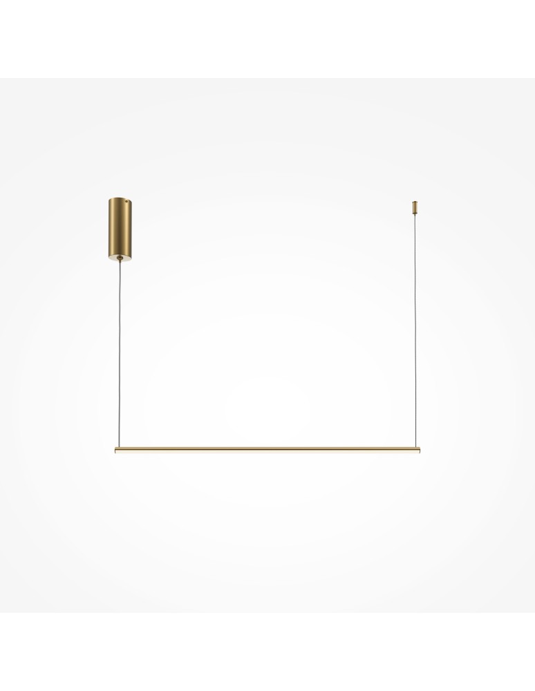 Maytoni Halo Lampa Wisząca Pozioma LED 10W 500lm Mosiądz MOD246PL-L16BSK