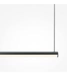 Maytoni Halo Lampa Wisząca Pozioma LED 16W 800lm Czarny MOD246PL-L24BK Maytoni Halo Lampa Wisząca Pozioma LED 16W 800lm Czarny MOD246PL-L24BK