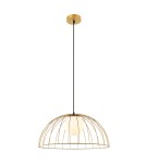 Lampy wiszące loftowe - ITALUX Louis Złoty Wisząca 1xE27 40W MDM-3761/1L GD - product 2