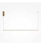 Maytoni Halo Lampa Wisząca Pozioma LED 16W 1100lm Mosiądz MOD246PL-L24BSK Maytoni Halo Lampa Wisząca Pozioma LED 16W 1100lm Mosiądz MOD246PL-L24BSK