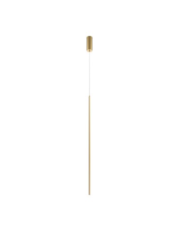 Maytoni Halo Lampa Wisząca Rurka LED 15W 1100lm Mosiądz MOD246PL-L24BSK1