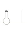Maytoni Halo Lampa Wisząca LED 40W 1500lm Czarny MOD247PL-L49BK Maytoni Halo Lampa Wisząca LED 40W 1500lm Czarny MOD247PL-L49BK