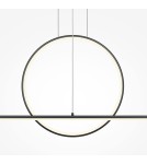 Maytoni Halo Lampa Wisząca LED 40W 1500lm Czarny MOD247PL-L49BK Maytoni Halo Lampa Wisząca LED 40W 1500lm Czarny MOD247PL-L49BK