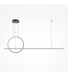 Maytoni Halo Lampa Wisząca LED 40W 1500lm Czarny MOD247PL-L49BK Maytoni Halo Lampa Wisząca LED 40W 1500lm Czarny MOD247PL-L49BK