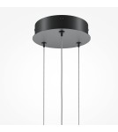 Maytoni Halo Lampa Wisząca LED 40W 1500lm Czarny MOD247PL-L49BK Maytoni Halo Lampa Wisząca LED 40W 1500lm Czarny MOD247PL-L49BK