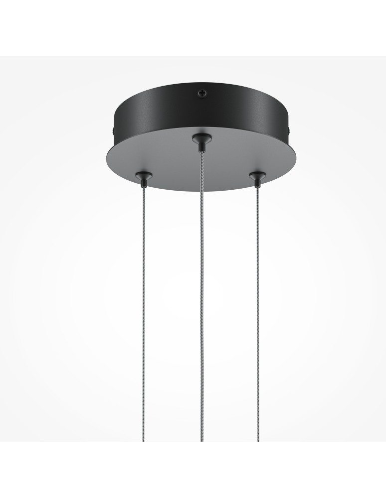 Maytoni Halo Lampa Wisząca LED 40W 1500lm Czarny MOD247PL-L49BK Maytoni Halo Lampa Wisząca LED 40W 1500lm Czarny MOD247PL-L49BK