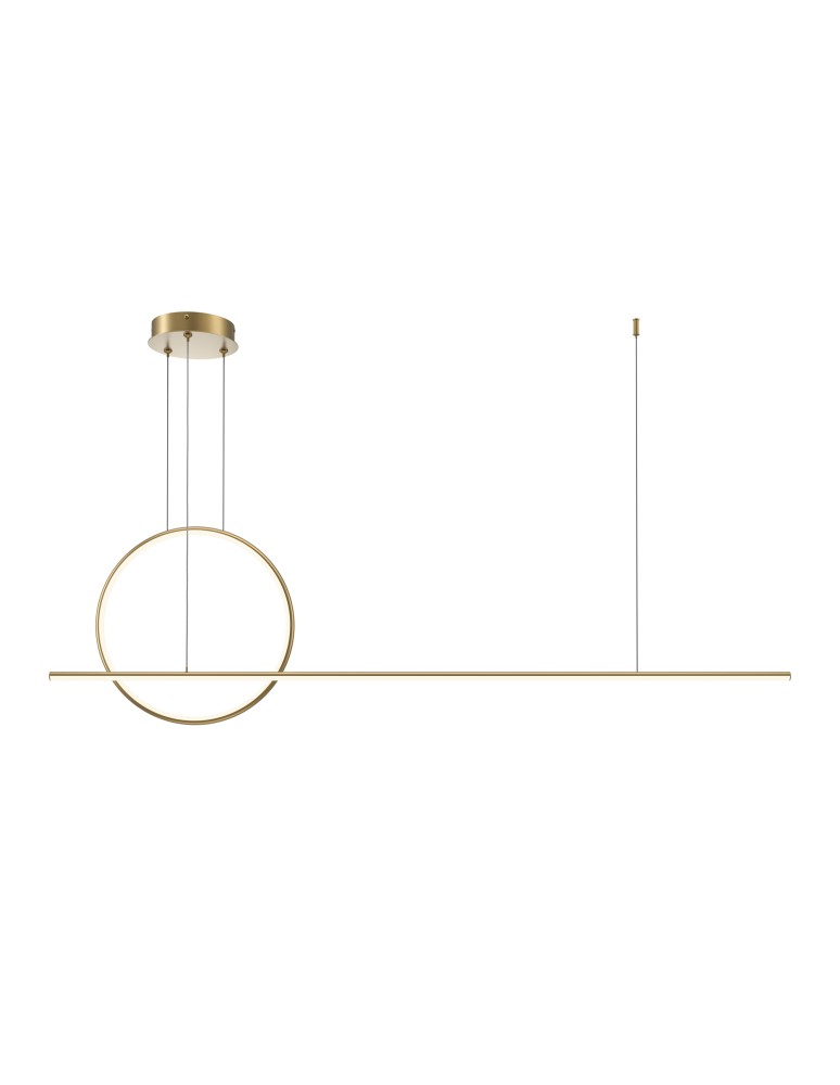 Maytoni Halo Lampa Wisząca LED 40W 2100lm Mosiądz MOD247PL-L49BSK Maytoni Halo Lampa Wisząca LED 40W 2100lm Mosiądz MOD247PL-L49BSK