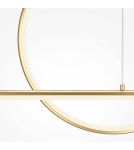 Maytoni Halo Lampa Wisząca LED 40W 2100lm Mosiądz MOD247PL-L49BSK Maytoni Halo Lampa Wisząca LED 40W 2100lm Mosiądz MOD247PL-L49BSK