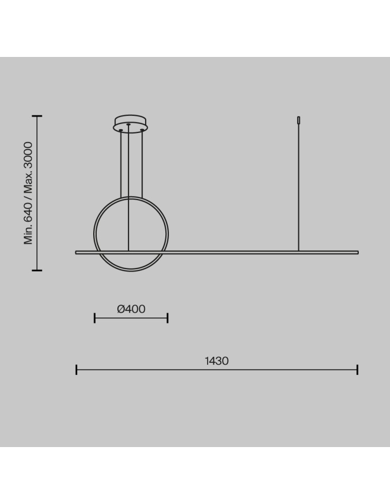 Maytoni Halo Lampa Wisząca LED 40W 2100lm Mosiądz MOD247PL-L49BSK Maytoni Halo Lampa Wisząca LED 40W 2100lm Mosiądz MOD247PL-L49BSK