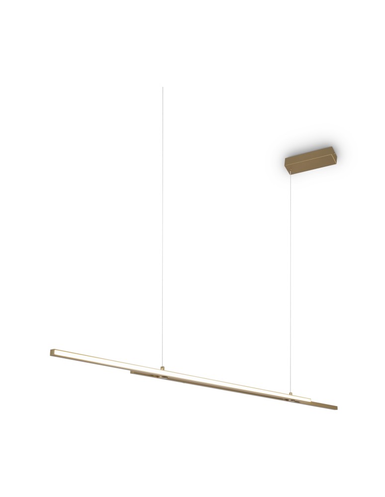 Maytoni Halo Lampa Wisząca Pozioma LED 48W 2200lm Mosiądz MOD005PL-L48BSK