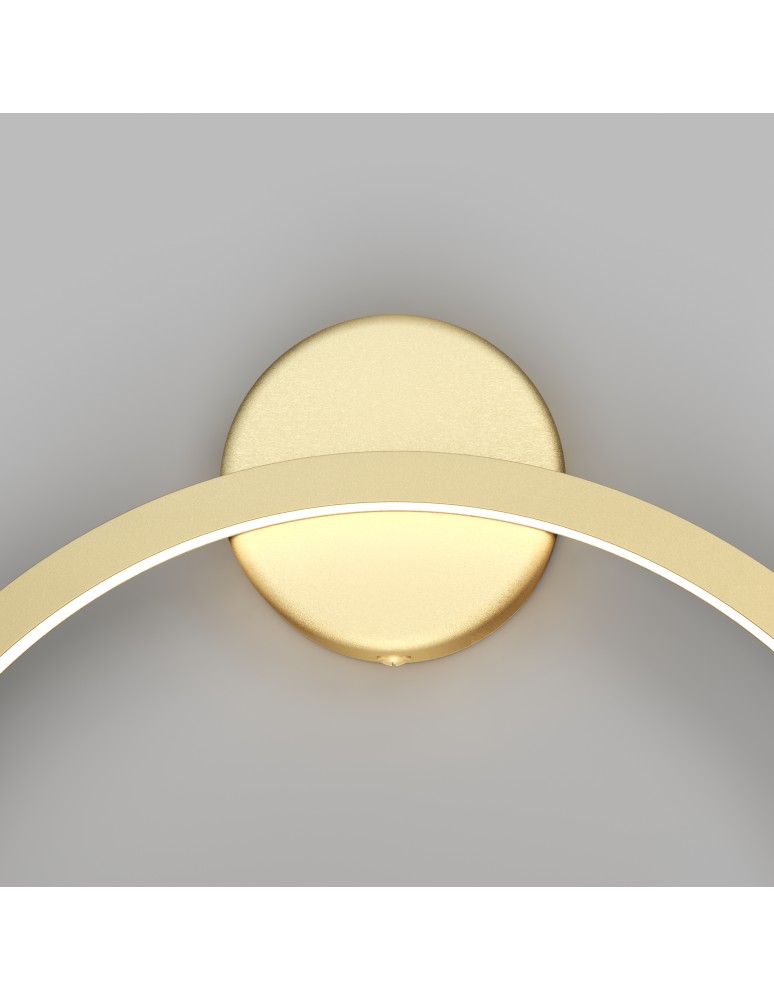 Kinkiety - Maytoni Halo Kinkiet Ring LED 24W 1250lm 4000K Mosiądz MOD005WL-L22BSK - product kolory-swiatla.pl 2