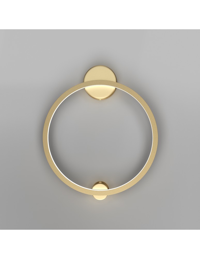 Kinkiety - Maytoni Halo Kinkiet Ring LED 24W 1250lm 4000K Mosiądz MOD005WL-L22BSK - product kolory-swiatla.pl 3