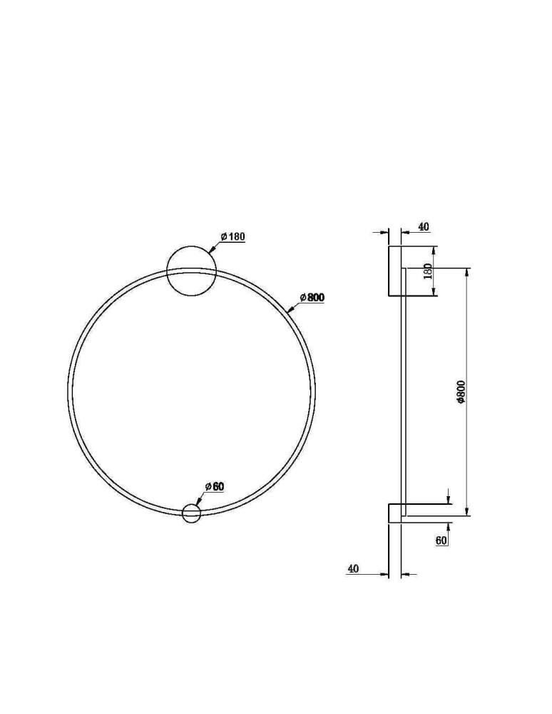 Maytoni Halo Kinkiet Ring LED 47W 2300lm 4000K Mosiądz MOD005WL-L46BSK1 Maytoni Halo Kinkiet Ring LED 47W 2300lm 4000K Mosiądz MOD005WL-L46BSK1