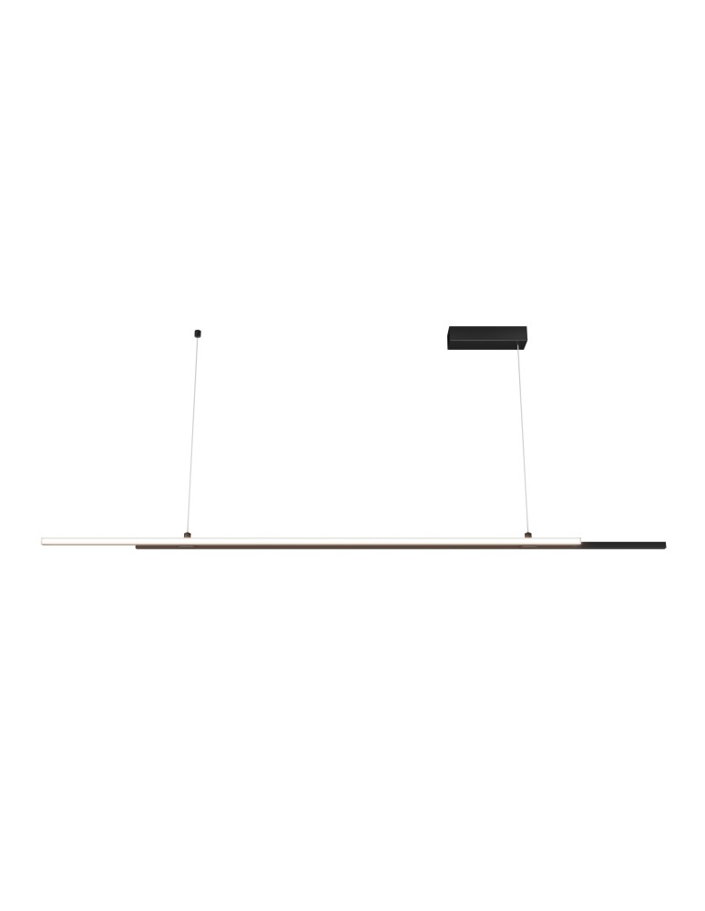 Maytoni Halo Lampa Wisząca Pozioma LED 48W 2200lm 4000K Czarny MOD005PL-L36BK