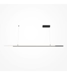 Lampy wiszące - Maytoni Halo Lampa Wisząca Pozioma LED 48W 2200lm 4000K Czarny MOD005PL-L36BK - product 4