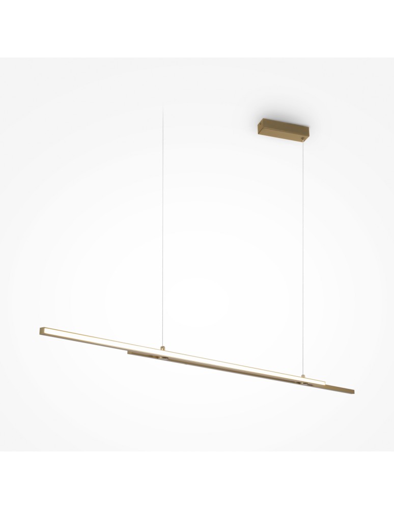 Maytoni Halo Lampa Wisząca Pozioma LED 48W 2200lm 4000K Mosiądz MOD005PL-L36BSK Maytoni Halo Lampa Wisząca Pozioma LED 48W 2200lm 4000K Mosiądz MOD005PL-L36BSK