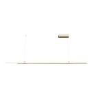 Maytoni Halo Lampa Wisząca Pozioma LED 48W 2200lm 4000K Mosiądz MOD005PL-L36BSK Maytoni Halo Lampa Wisząca Pozioma LED 48W 2200lm 4000K Mosiądz MOD005PL-L36BSK
