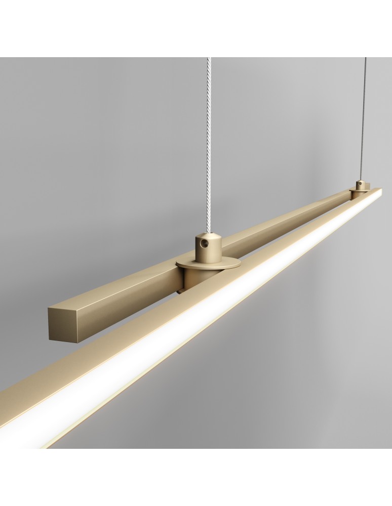 Maytoni Halo Lampa Wisząca Pozioma LED 48W 2200lm 4000K Mosiądz MOD005PL-L36BSK Maytoni Halo Lampa Wisząca Pozioma LED 48W 2200lm 4000K Mosiądz MOD005PL-L36BSK