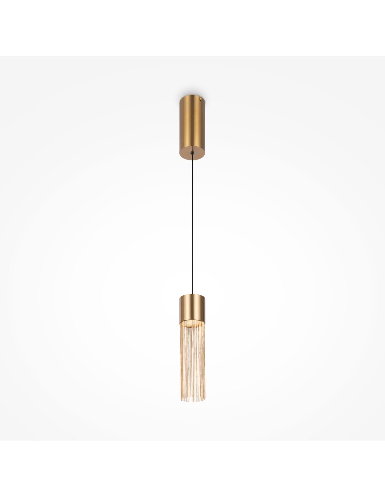 Maytoni Imaginary Lampa Wisząca LED 5W 100lm 3000K Złoty MOD190PL-L5G3K Maytoni Imaginary Lampa Wisząca LED 5W 100lm 3000K Złoty MOD190PL-L5G3K