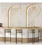 Maytoni Imaginary Lampa Wisząca LED 5W 100lm 3000K Złoty MOD190PL-L5G3K Maytoni Imaginary Lampa Wisząca LED 5W 100lm 3000K Złoty MOD190PL-L5G3K