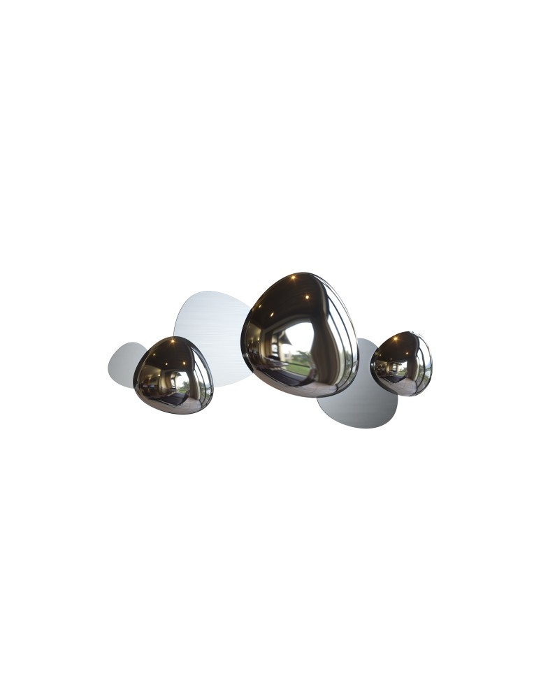 Maytoni Jack-stone Kinkiet Designerski LED 13W 550lm 3000K Nikiel MOD314WL-L13N3K