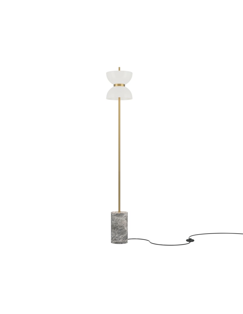 Maytoni Kyoto Lampa Podłogowa LED 11W 1300lm 3000K Złoty, Szary MOD178FL-L11G3K Maytoni Kyoto Lampa Podłogowa LED 11W 1300lm 3000K Złoty, Szary MOD178FL-L11G3K