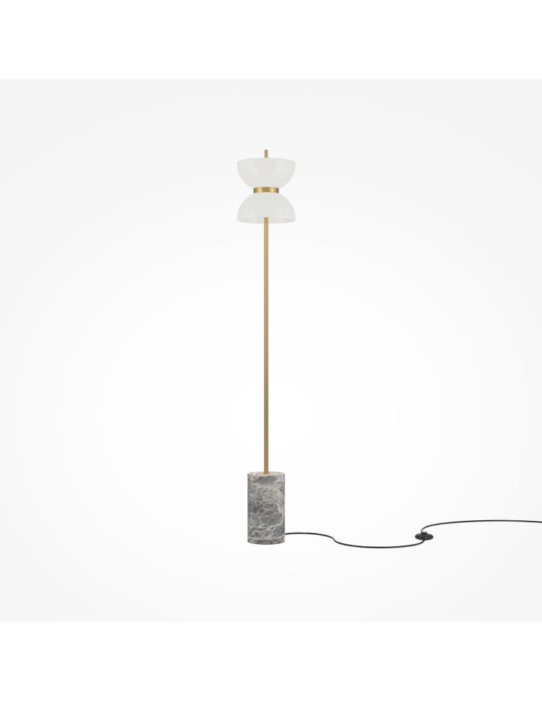Maytoni Kyoto Lampa Podłogowa LED 11W 1300lm 3000K Złoty, Szary MOD178FL-L11G3K Maytoni Kyoto Lampa Podłogowa LED 11W 1300lm 3000K Złoty, Szary MOD178FL-L11G3K