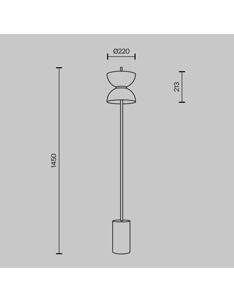 Maytoni Kyoto Lampa Podłogowa LED 11W 1300lm 3000K Złoty, Szary MOD178FL-L11G3K Maytoni Kyoto Lampa Podłogowa LED 11W 1300lm 3000K Złoty, Szary MOD178FL-L11G3K