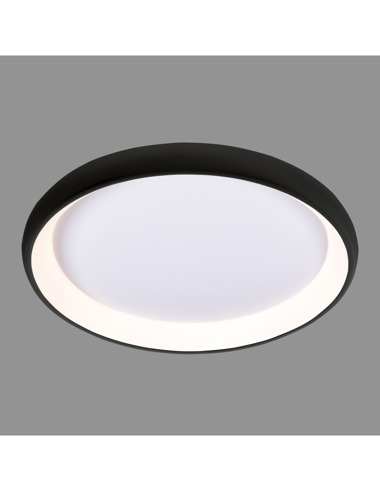 Lampy sufitowe - ITALUX Alessia Czarny Plafon LED 32W 1760lm 3000K 5280-832RC-BK-3 - produkt kolory-swiatla.pl 2
