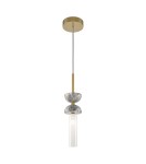 Lampy wiszące - Maytoni Kyoto Lampa Wisząca 1xG9 28W Złoty, Szary MOD178PL-01GR - product 1