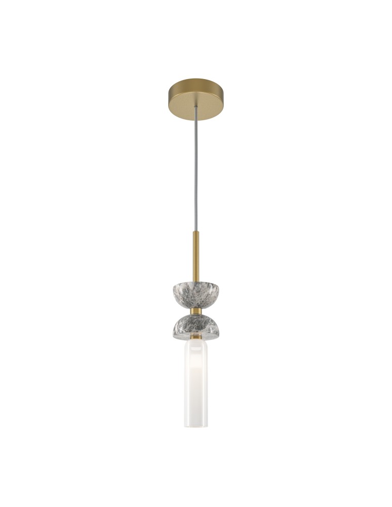 Maytoni Kyoto Lampa Wisząca 1xG9 28W Złoty, Szary MOD178PL-01GR