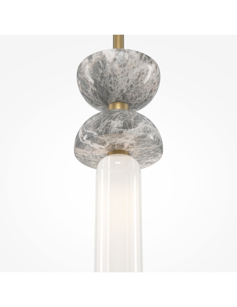 Maytoni Kyoto Lampa Wisząca 1xG9 28W Złoty, Szary MOD178PL-01GR