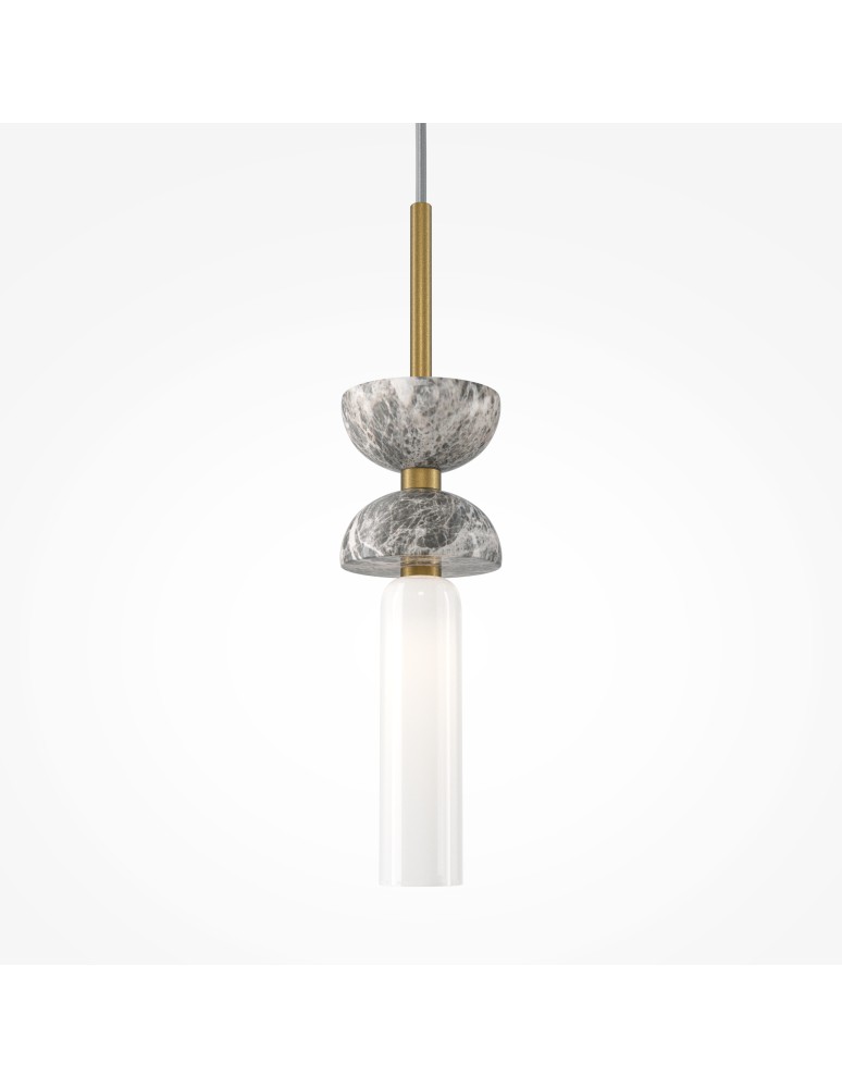 Maytoni Kyoto Lampa Wisząca 1xG9 28W Złoty, Szary MOD178PL-01GR