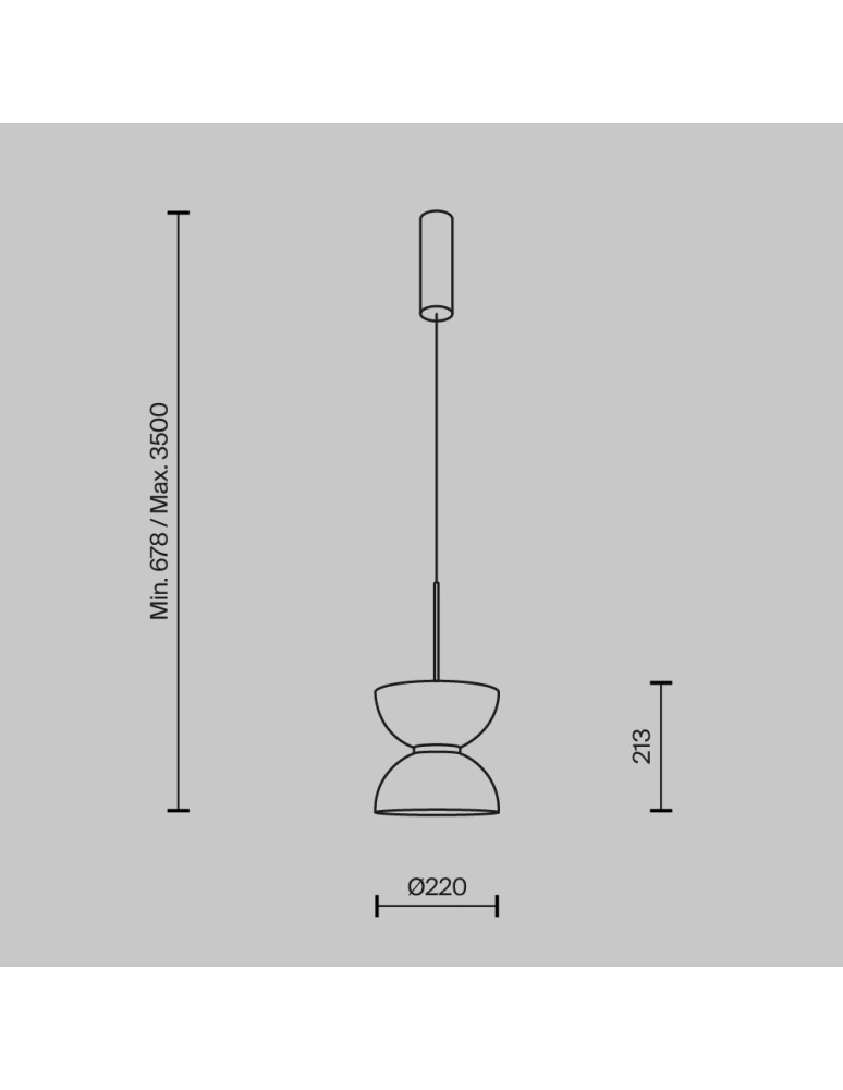 Maytoni Kyoto Lampa Wisząca LED 11W 1300lm 3000K Czarny MOD178PL-L11B3K Maytoni Kyoto Lampa Wisząca LED 11W 1300lm 3000K Czarny MOD178PL-L11B3K