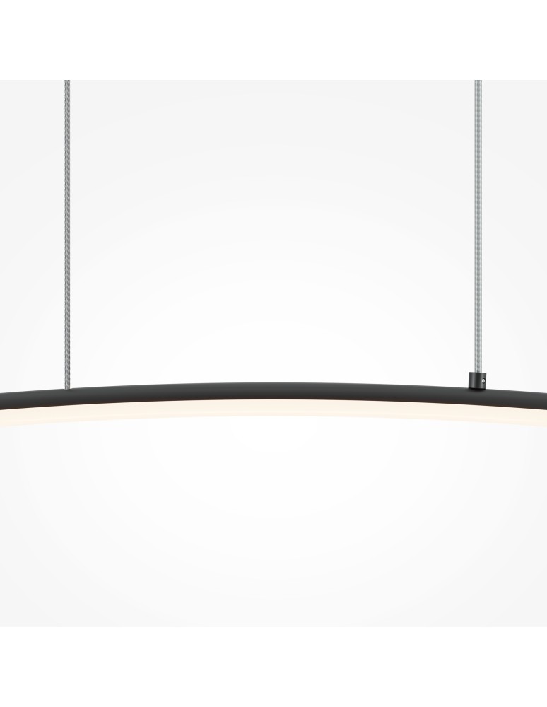 Maytoni Light Reflection Lampa Wisząca LED 15W 800lm 3000K Czarny MOD243PL-L18BK Maytoni Light Reflection Lampa Wisząca LED 15W 800lm 3000K Czarny MOD243PL-L18BK