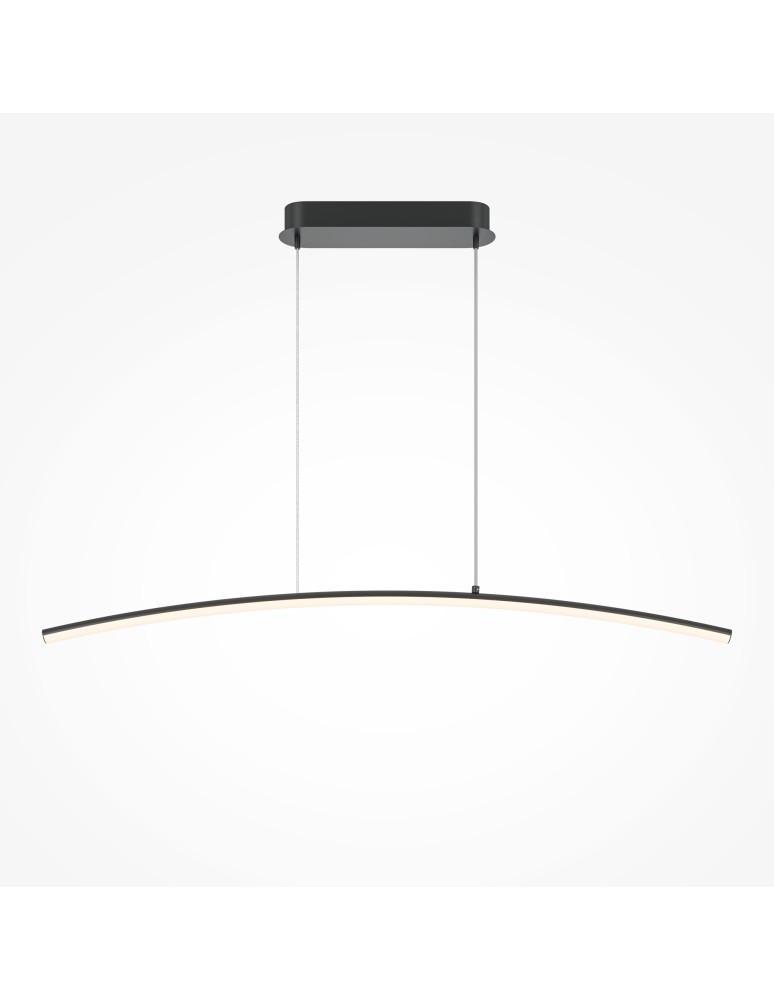 Maytoni Light Reflection Lampa Wisząca LED 15W 800lm 3000K Czarny MOD243PL-L18BK Maytoni Light Reflection Lampa Wisząca LED 15W 800lm 3000K Czarny MOD243PL-L18BK