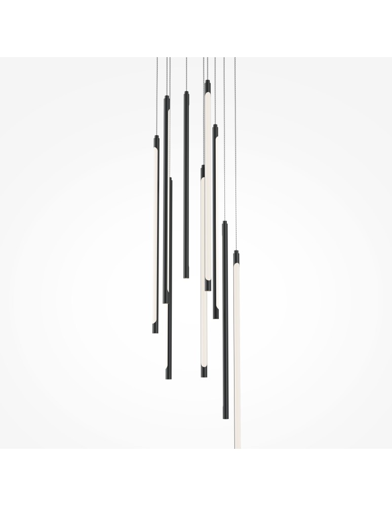Maytoni Light stick Lampa Wisząca Rurki LED 46W 3350lm 3000K Czarny MOD236PL-L54B3K Maytoni Light stick Lampa Wisząca Rurki LED 46W 3350lm 3000K Czarny MOD236PL-L54B3K