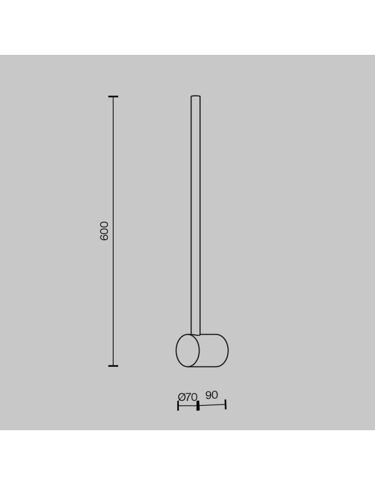 Maytoni Light stick Kinkiet Efekt Odbitego światła LED 7W 500lm 3000K Czarny MOD237WL-L6B3K Maytoni Light stick Kinkiet Efekt Odbitego światła LED 7W 500lm 3000K Czarny MOD237WL-L6B3K