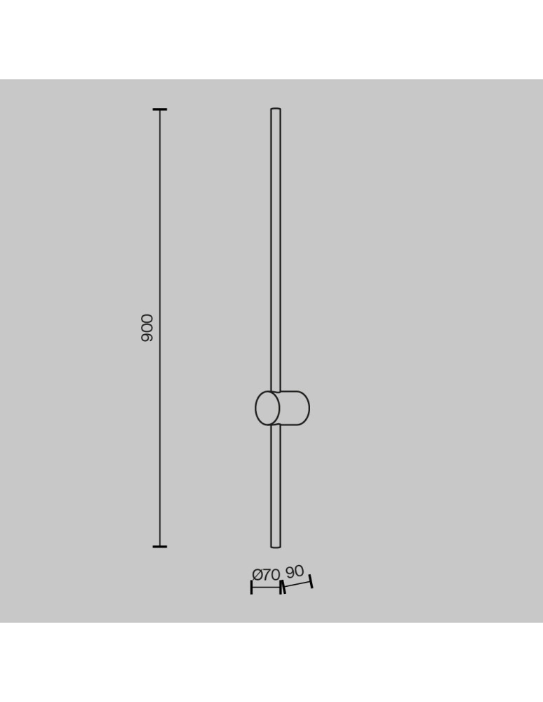 Maytoni Light stick Kinkiet Efekt Odbitego światła LED 10W 750lm 3000K Mosiądz MOD237WL-L11BS3K