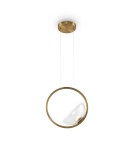 Maytoni Lunare Lampa Wisząca LED 5W 450lm 3000K Mosiądz MOD327PL-L5BS3K Maytoni Lunare Lampa Wisząca LED 5W 450lm 3000K Mosiądz MOD327PL-L5BS3K